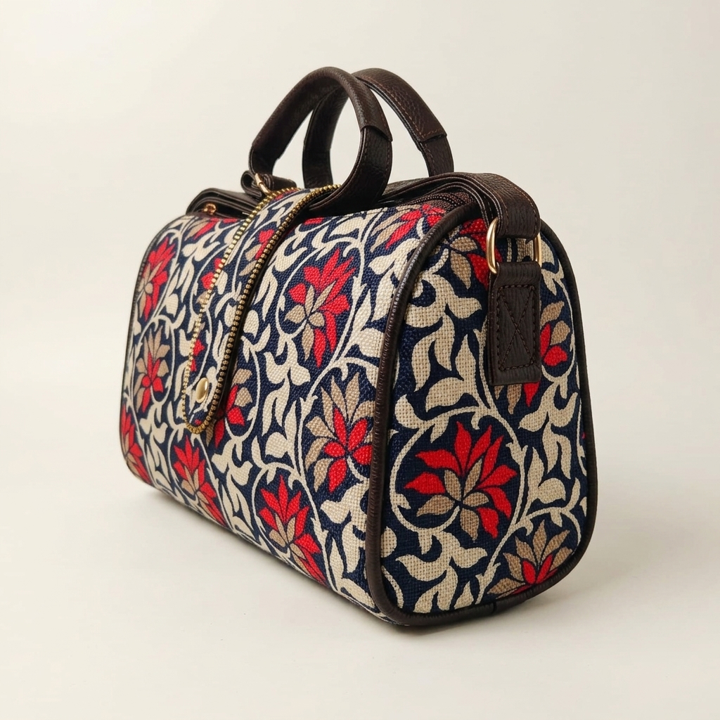 Jaipur Geometric Double-Pocket Sling Bag